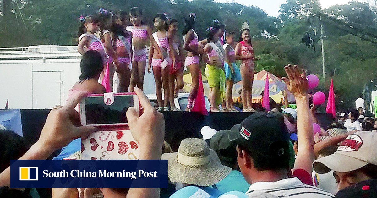 Disgust at Little Miss Thong swimsuit pageant for eight year old