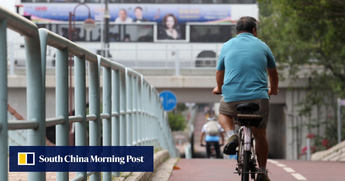 Cyclists Who Ignore Special Bike Path Put Themselves At Risk South China Morning Post