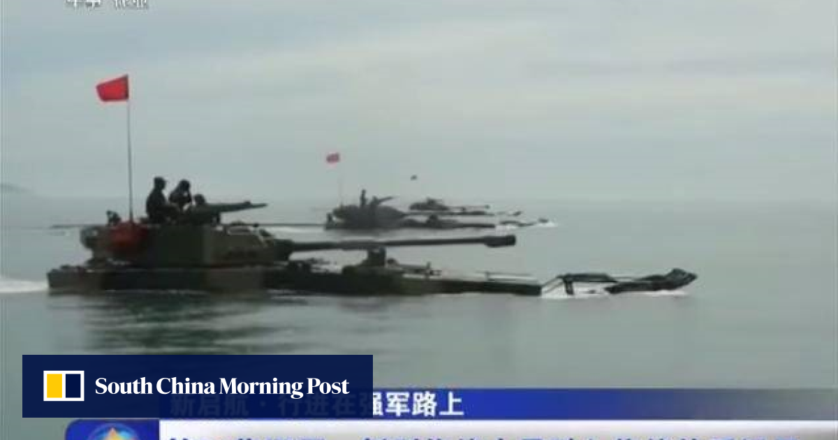 Chinas Pla Forces Carry Out Landing Drills Near Taiwan Outpost Days After Elections South