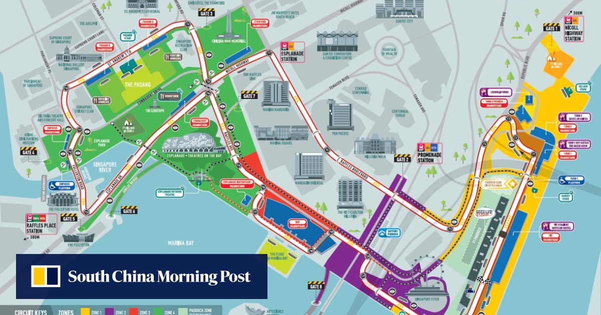  Singapore F1 Grand Prix circuit guide South China Morning Post