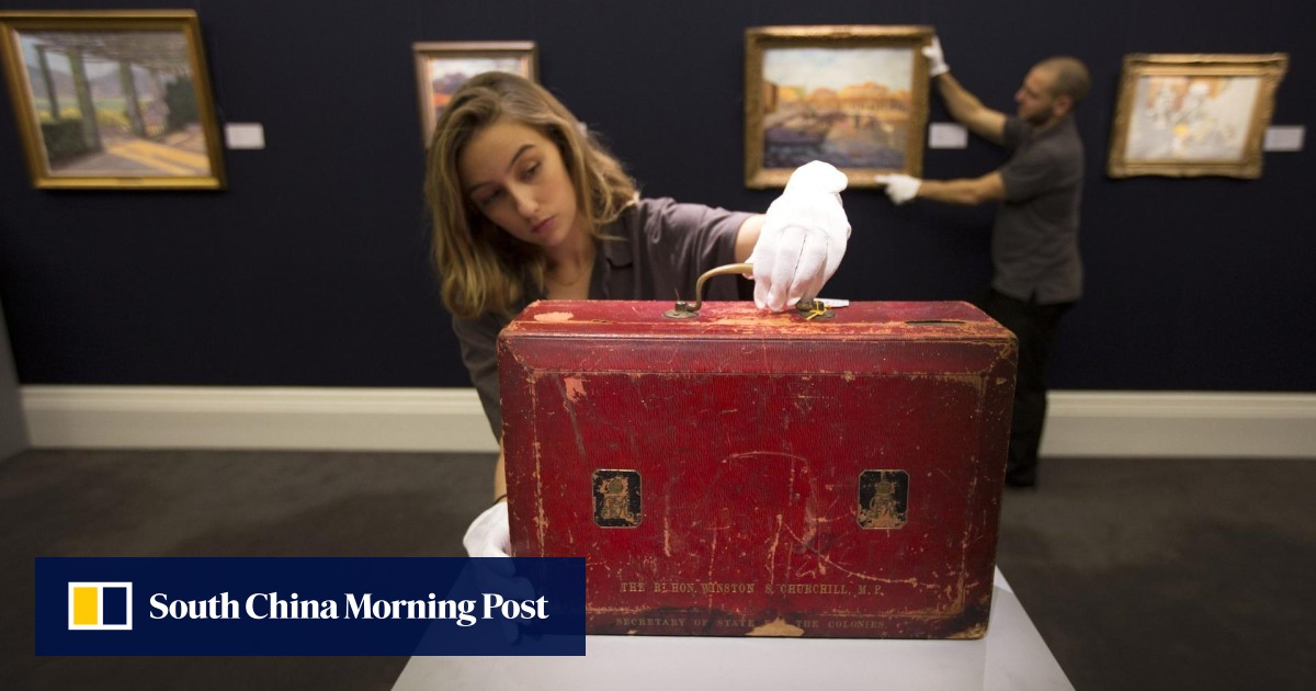 Fifteen Winston Churchill paintings auctioned off by Sotheby’s South