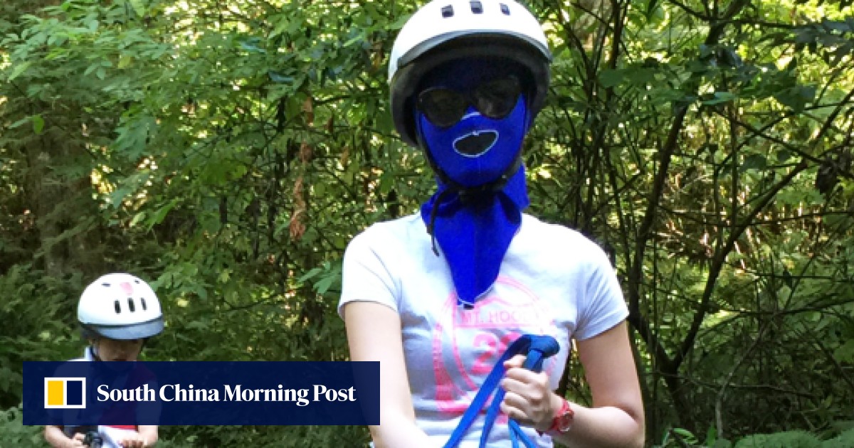 In my facekini How wearing a mask to shield me from the sun couldn’t