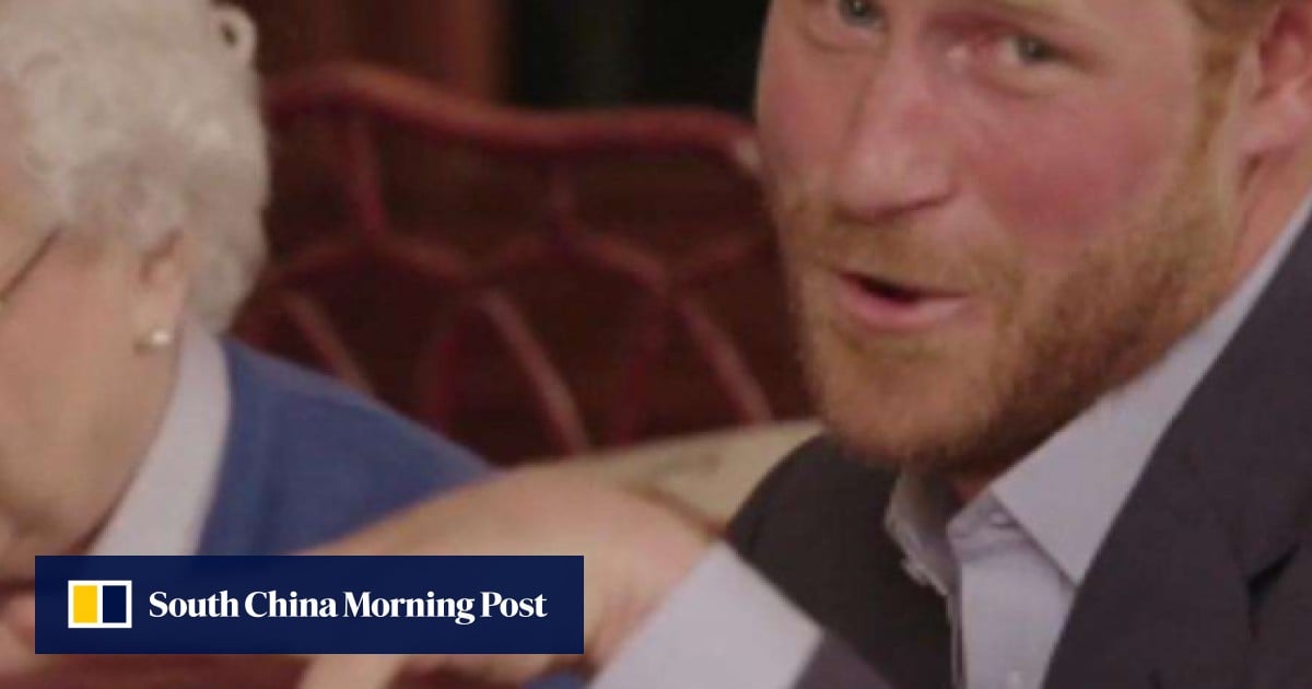 Oh really Puh lease : Queen and Prince Harry trade mic drops with