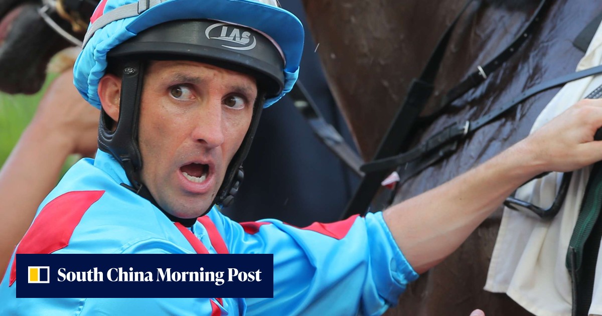 Neil Callan stands above the crowd with a Sha Tin riding double | HK ...