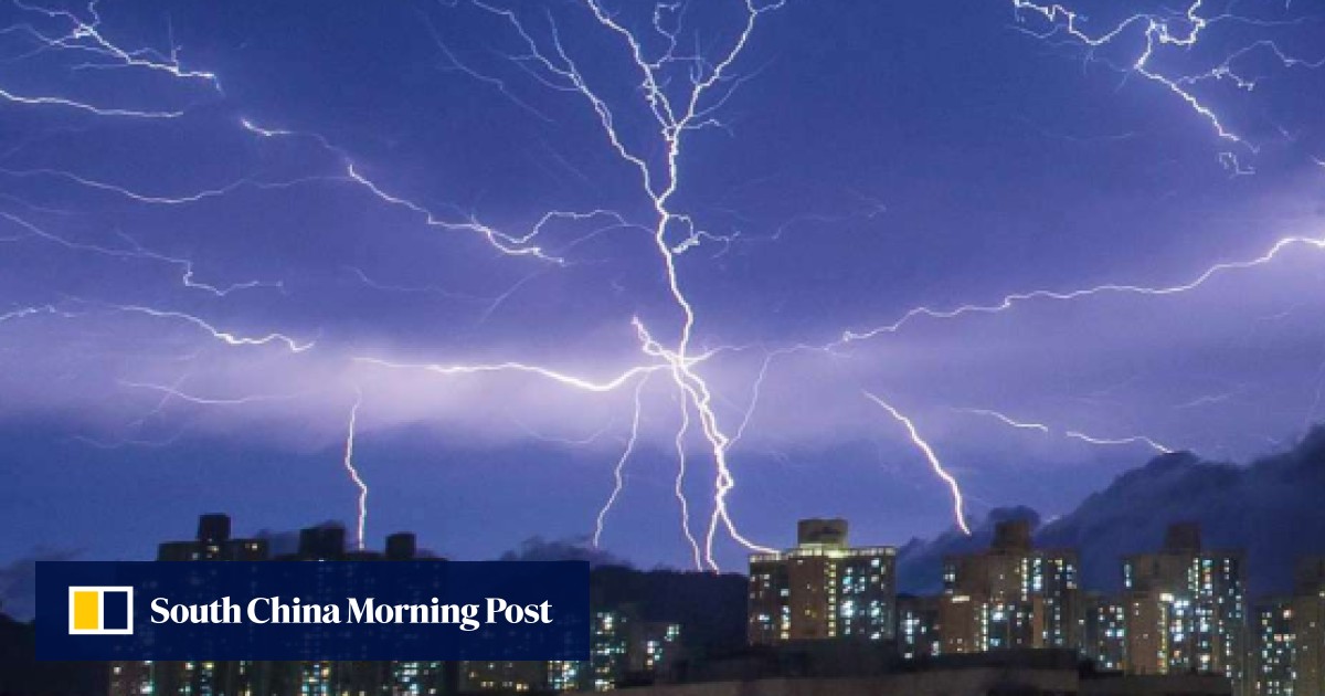 10,000 flashes of lightning Hong Kong marvels at the might of an epic