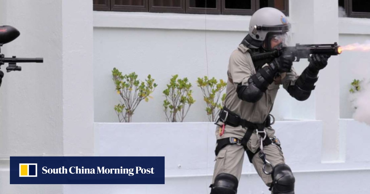 Pepper Balls And Paintball Guns Hong Kong Police Test Tear Gas Alternatives In Wake Of Mong Kok Riot South China Morning Post