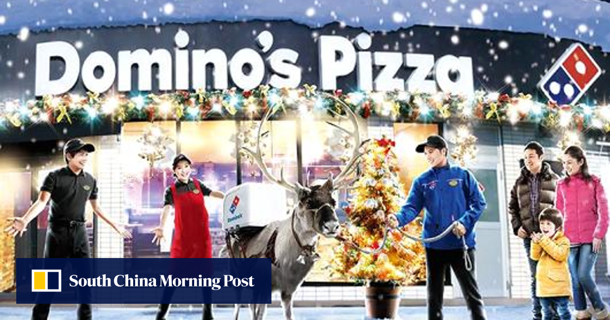 Domino’s Japan trains reindeer to deliver pizza as winter approaches