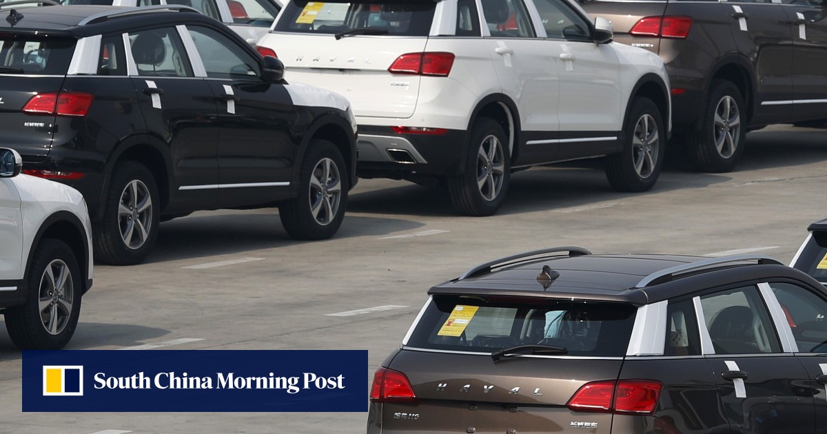 Great Wall Motor’s shares fall by the most in 4 months after plunge in