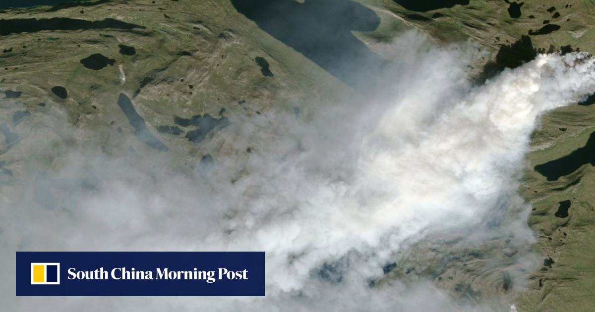Greenland hit by wildfires after record temperatures on island whose