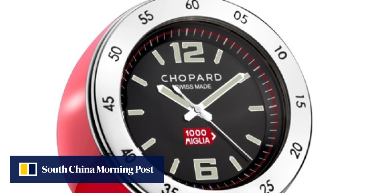 Chopard Vintage Racing Table Clock - Black