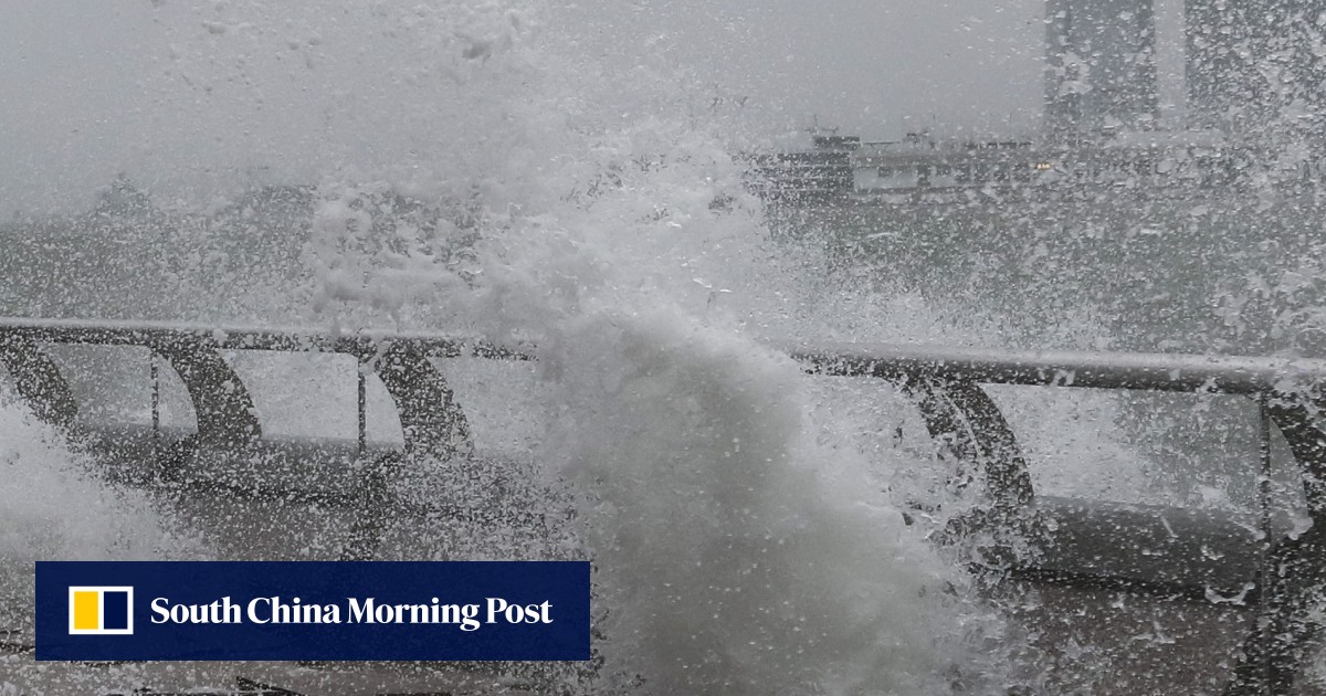 Battered Hong Kong cleans up after killer Typhoon Hato pounds region ...