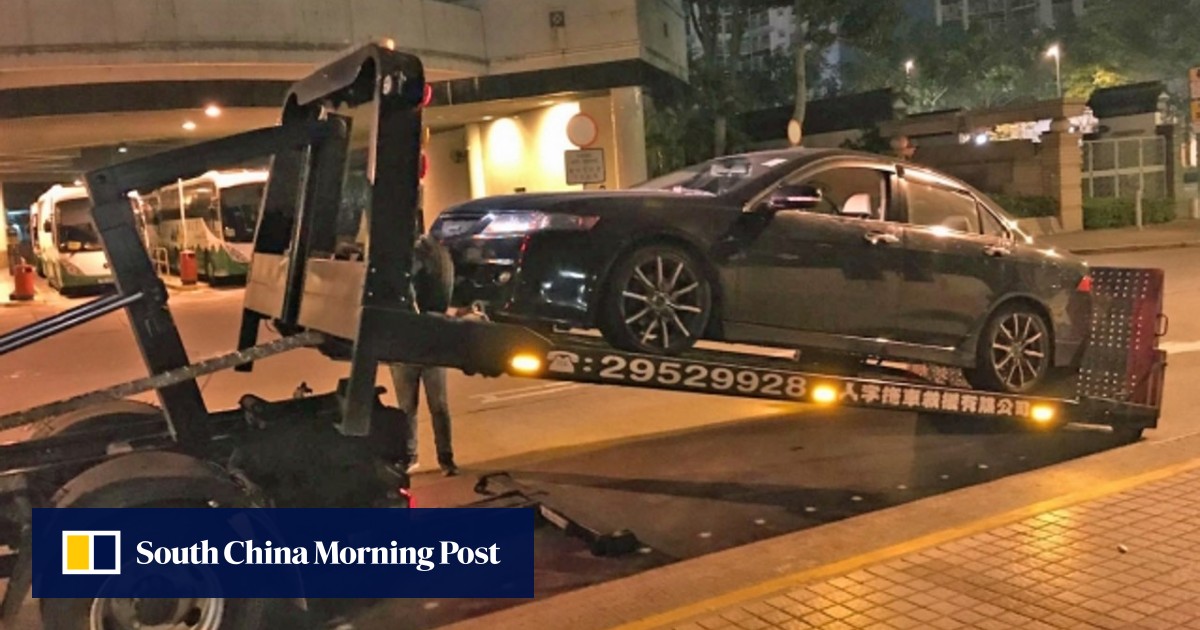 Unlicensed Hong Kong driver, 23, arrested after high-speed car chase