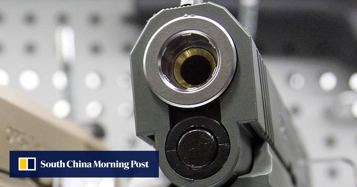 Hong Kong man arrested for carrying air gun on MTR and stealing police property on April Fool’s