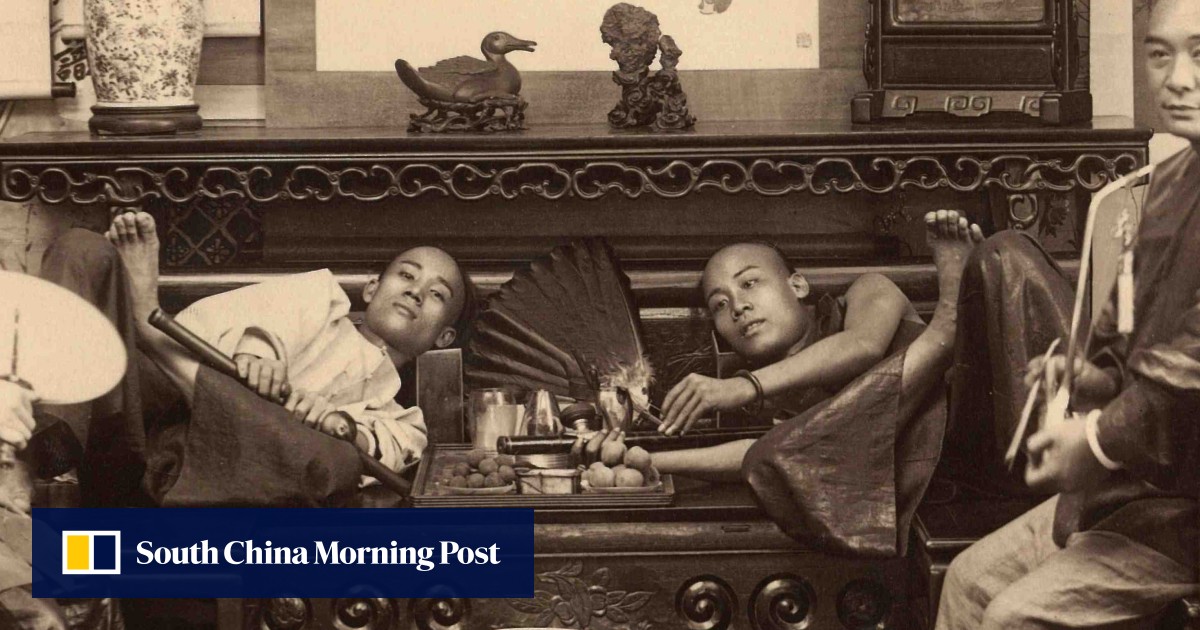 Beautiful 19th-century images of Hong Kong life: opium, empty streets