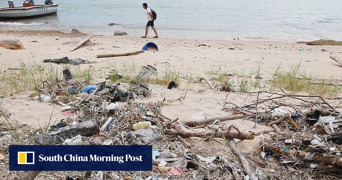 Trash from mainland China ending up on Hong Kong’s shores could be 7