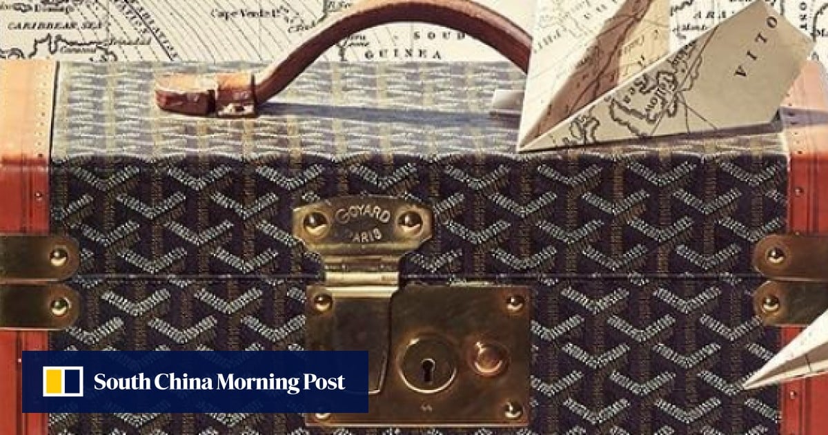 Goyard online trunk bag