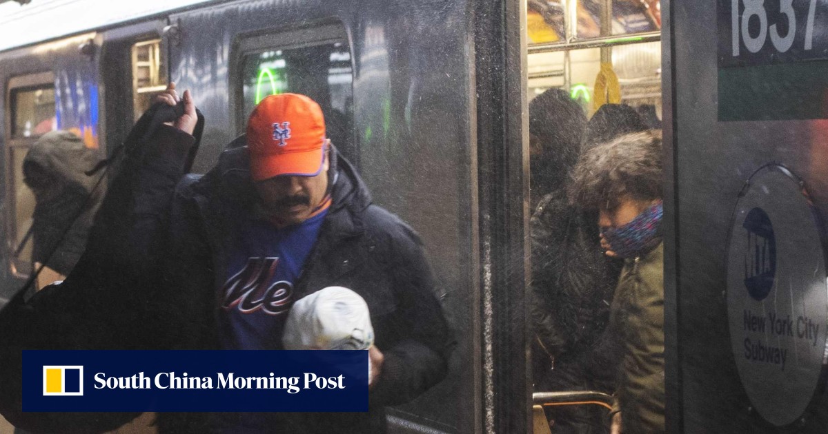 Subway horror in New York as passing train snags man standing too close