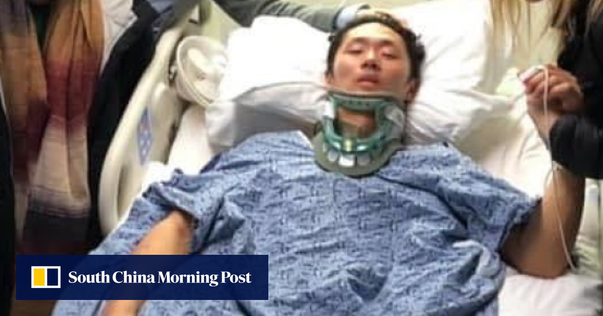 Praying for a miracle ExHong Kong gymnast Jesher Yau paralysed in US hospital after fall