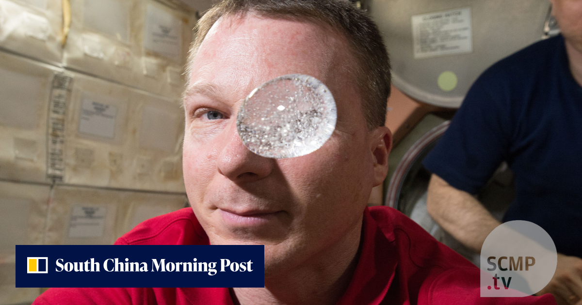 NASA's fizzing water bubble experiment captured in high-resolution ...