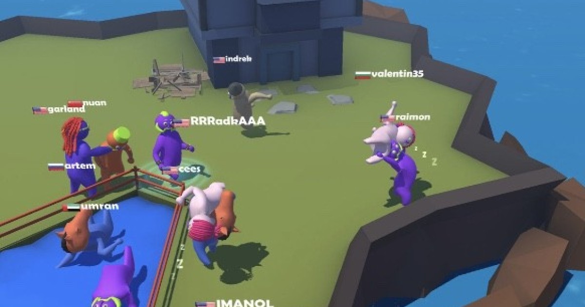 A Wacky Video Game About Throwing People Off The Roof Is A