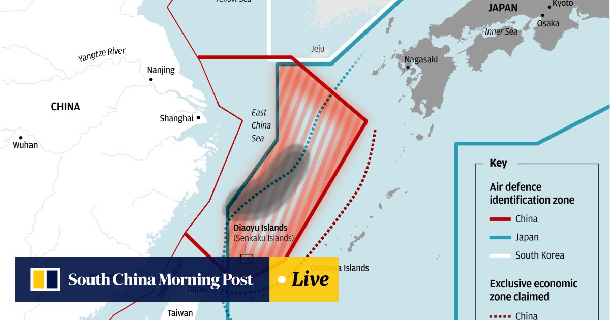 China Monitored Us Bombers As They Flew Over Air Defence Identification Zone South China Morning Post China Monitored Us Bombers As They Flew Over Air Defence Identification Zone South China Morning Post
