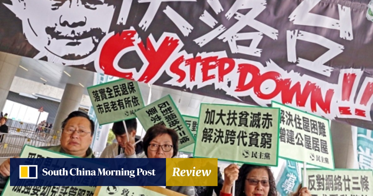 Hong Kong Chief Executive Faces Grilling From Lawmakers After Riding On China S One Belt One Road Economic Strategy In Policy Address South China Morning Post