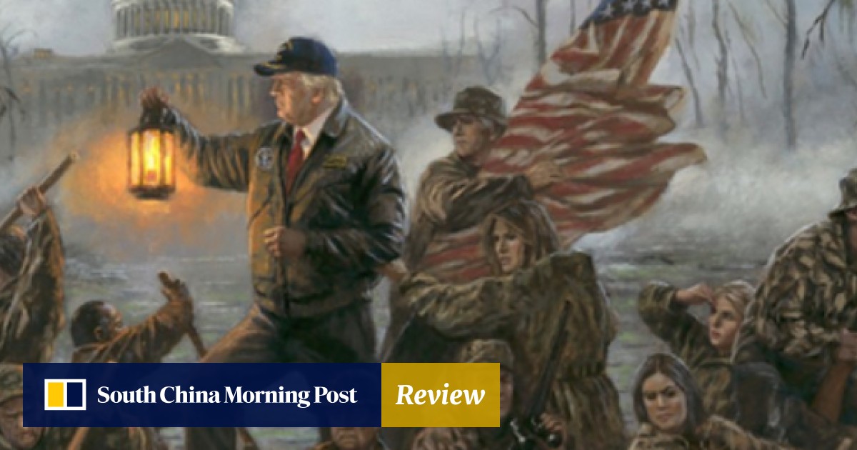 Painting Of Donald Trump Crossing The Swamp Makes A Splash On Social Media South China Morning Post