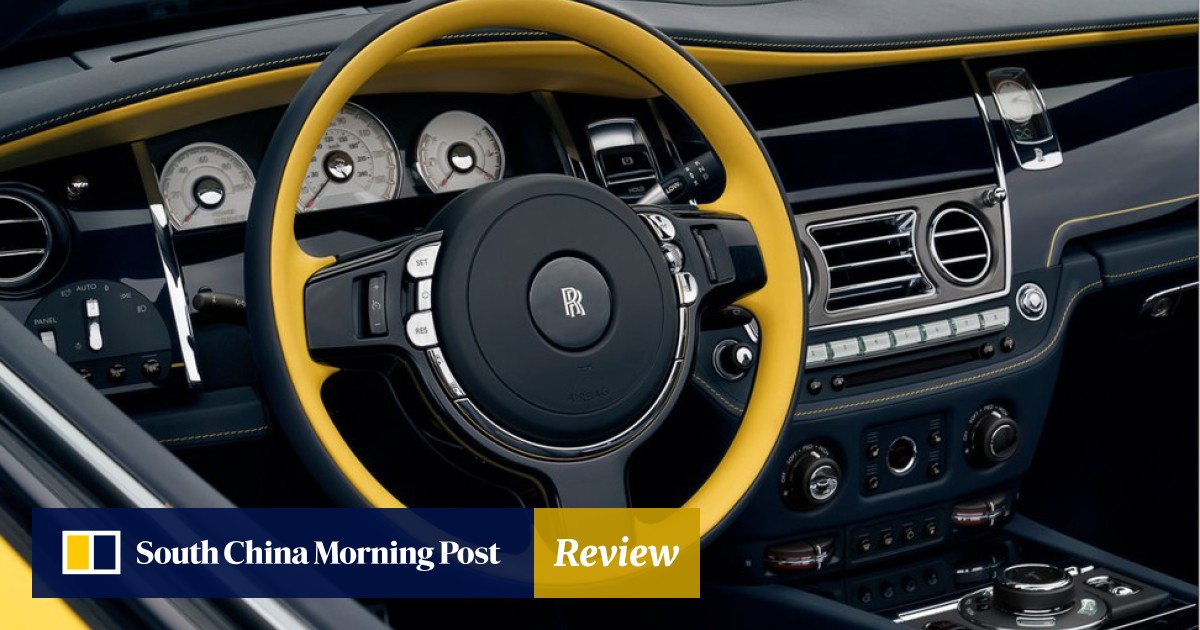 Google Exec Picks Up His Customised Yellow Rolls Royce Dawn Black Badge At Pebble Beach South China Morning Post